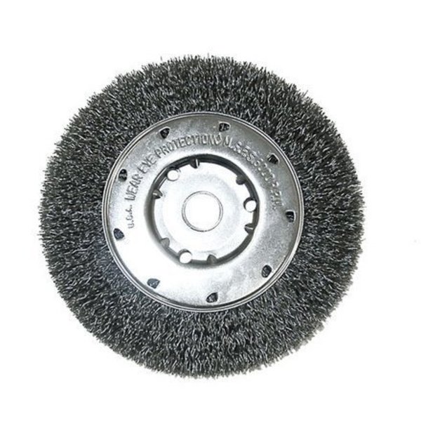 Shark Industries CRIMPED WIRE WHEEL 6"X1/2"X5/8" SI14058